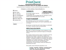 Tablet Screenshot of printquest.com